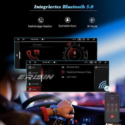 12.3" 128GB Android 13 Autoradio IPS GPS DAB+CarPlay DSP BMW F10/F11 5er mit NBT - Bild 5 von 22