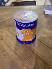 VERBATIM 16X DVD-R DVDR 4.7GB Branded Logo 100