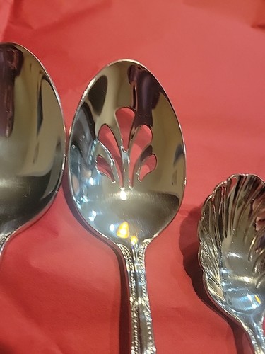7pc Serving Set Waterford Russborough Spoon Casserole Pie Butter Knife 18/10 9" - Picture 7 of 20
