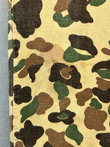 VTG Duxbak Camo Cargo Pants Mens 34x30 Chamois Frog Skin Duck Hunting Baggy - Picture 17 of 18