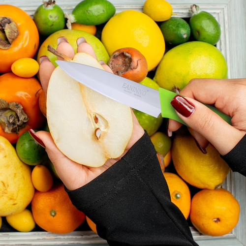 Paring Knives Set, 4 Inch Paring Knife with Cover, for Fruit Peeling Kitchen - Picture 2 of 12