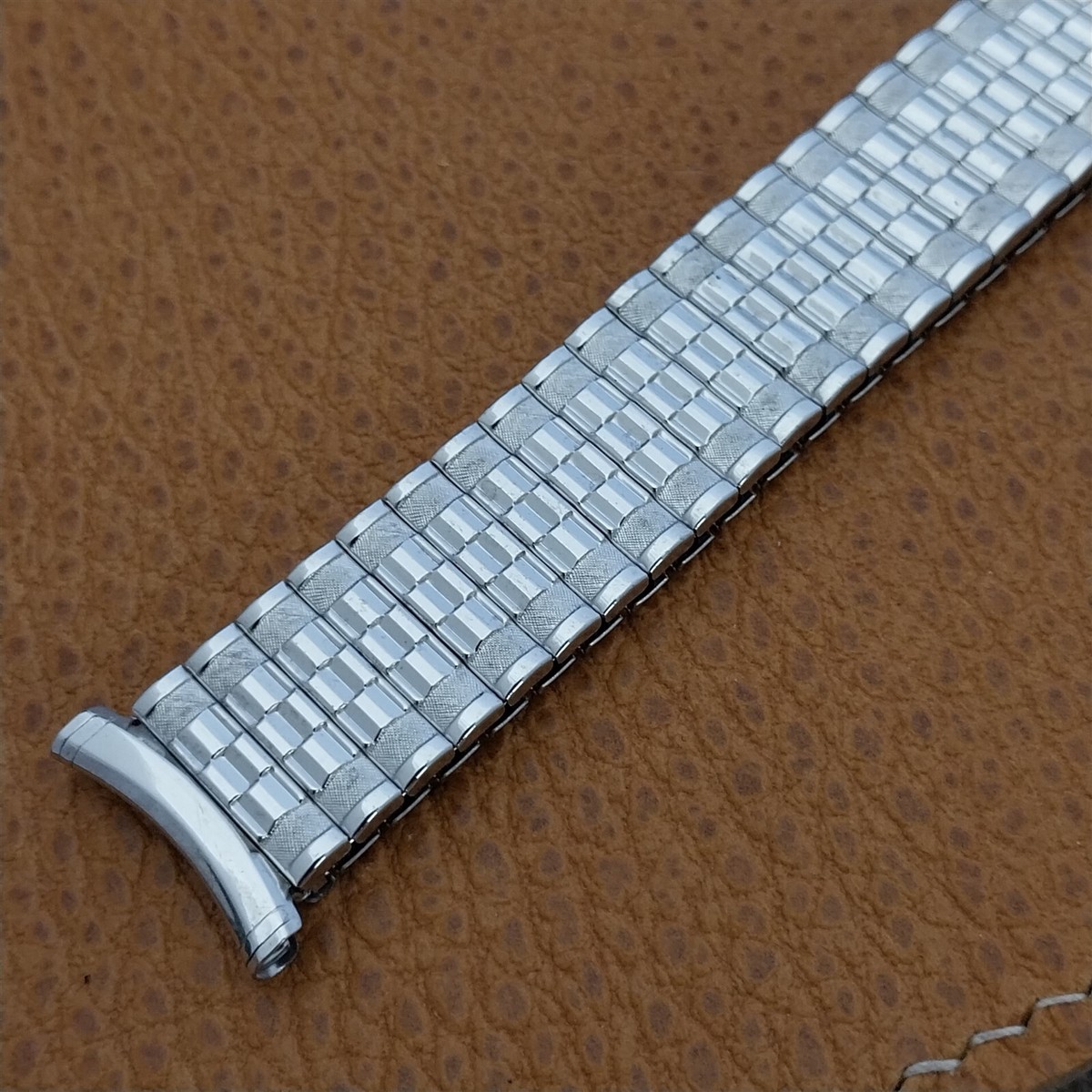 Speidel USA 10k White Gold-Filled nos 1960s Vintage Watch