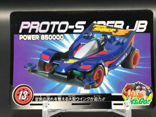 PROTO SABER Let's & Go!! Mini 4WD Carddass TCG BANDAI Japan Rare No.13 F/Sa - Picture 1 of 12