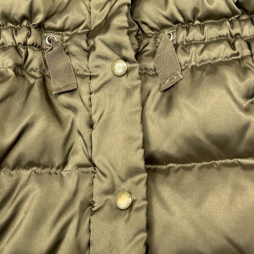 Gap Kids Boys Olive Green Down Filled Warmest Puffer Jacket Hooded Coat Sz 6/7 S - Picture 4 of 14