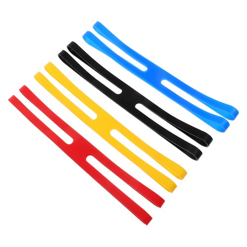 4 Pcs Tableware Storage Belt Elastic Band Strap Container Fixing Straps - Photo 9/12