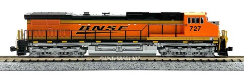 N Scale Kato 176-3509 GE C44-9W Dash-9 BNSF #727 Swoosh Diesel Engine Loco NIB - Picture 7 of 12