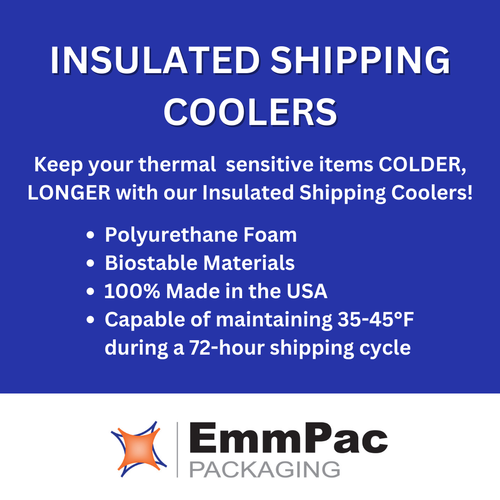 EmmChill SF12A isolierte Versandkühlbox, 12x12x12" (innen 9x9x9") (2er Pack) - Bild 4 von 4