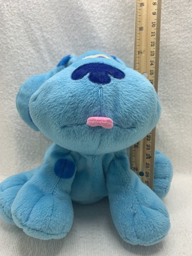 Juguete de peluche vintage 2001 Blue's Clues 7" Blue Puppet Fisher-Price Mattel - Imagen 8 de 10