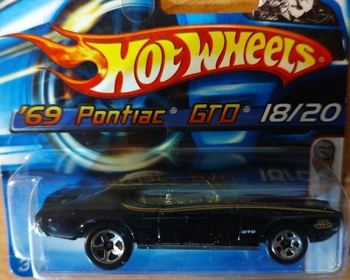 Hot Wheels 2005 First Editions Realistix '69 Pontiac GTO #18 Short Card N49 - Picture 3 of 3