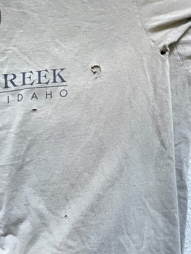 Camiseta Silver Creek Sun Valley Idaho Beige XL - Imagen 7 de 9