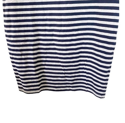 Revolve X Capulet Sleeveless Striped Turtleneck Dress Blue Gray Womens M - Picture 7 of 12