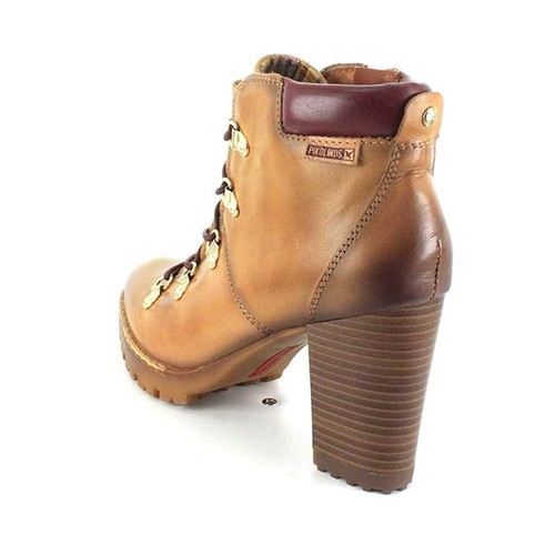 Botas al tobillo para mujer Pikolinos Connelly de tacón alto con cordones - talla 41 - Imagen 4 de 4