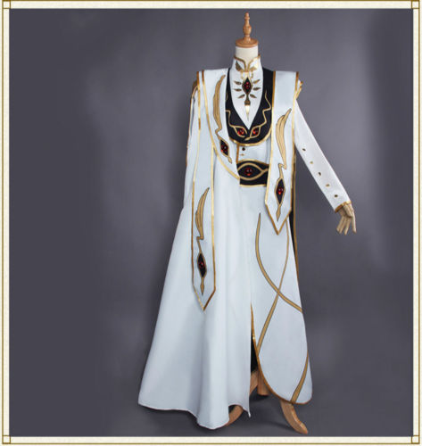 Code Geass Lelouch of the Rebellion Emperor cosplay Costume full set Custom made - Picture 7 of 8
