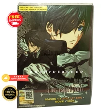 DVD BLACK BUTLER KUROSHITSUJI Season 1-4 Vol.1-57END+Movie+9 OVA English Dubbed