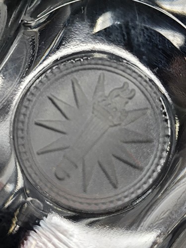 Set Of 4 Fostoria Coin Glass Clear 3-3/4” Old Fashioned 8 oz Glasses Eagle Torch - Picture 5 of 5