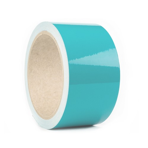 Azulejos Muebles Espejo Decoración Cinta Adhesiva Tiras Adhesivo 60mm Turquesa Brillo - Imagen 7 de 11