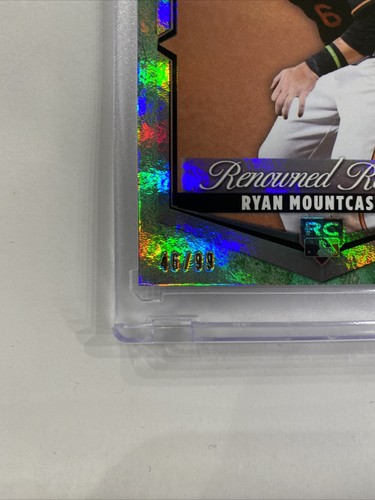 /99 Ryan Mountcastle /1B Orioles | BP Renowned Rookies Green Icey Parallel RR-13 - Bild 4 von 12
