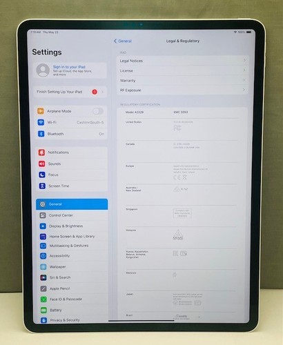 Apple iPad Pro 4th Gen. 256GB, Wi-Fi, 12.9 in - Silver - MXAU2LL/A - Picture 14 of 18