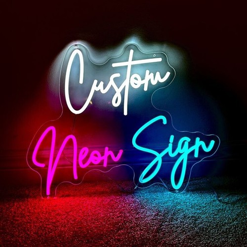 Glow with a Custom Neon Sign – LED Wall Light with Your Name, Logo or Message - Picture 1 of 19