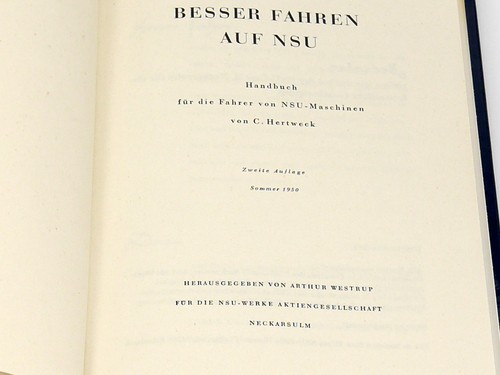 Besser Fahren Auf NSU von C. Hertweck - Bild 3 von 4