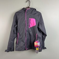 Under Armour Infrared Storm Girl's Jacket Youth XL Pink Grey Hooded NEW With Tag