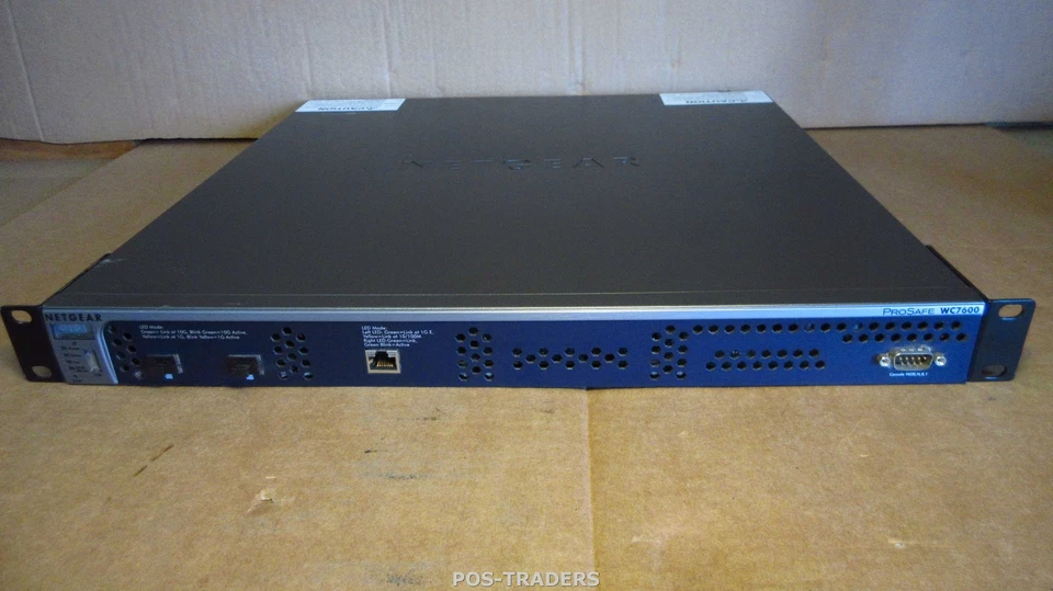 Netgear WC7600 V1 Dual Band Wireless Controller Gigabit Single PSU + RACK EARS