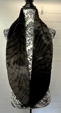 Faux Fur Mink Scarf Collar Mob Wife Regency Retro