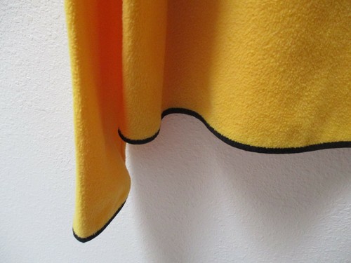 Top amarillo para mujer Westbound con encuadernación negra, para invierno, mangas largas, Lg.  - Imagen 2 de 4