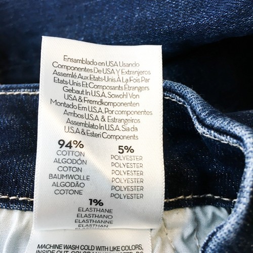 Mother NWT high Waisted Sz 26 Look Jeans Skinny Pants Dark Wash Blue Women’s - Picture 6 of 7