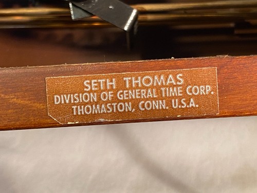 Seth Thomas Westminster Chime Clock 1967 Medbury-6E Model E720-001 NOT WORKING - Picture 13 of 16