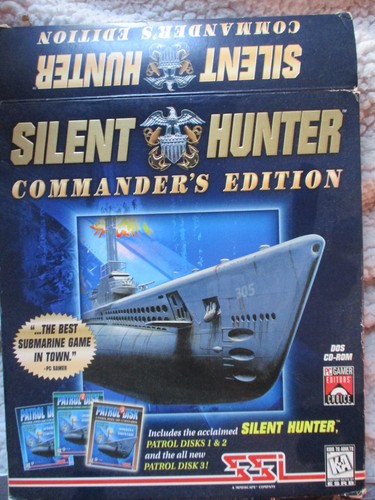 Silent Hunter Commander's Edition (PC 1997) SSI Simulations Big Box UNTESTED! - Picture 2 of 14
