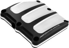 Performance Machine Transmission Covers Black Contrast Cut 6-Speed 0203-2018-BM