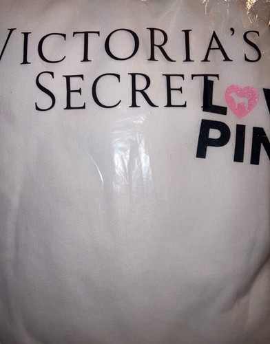 Victoria's Secret PINK COTTON Everyday Lounge Campus Open Hem Hoodie XLARGE - Photo 7 sur 8