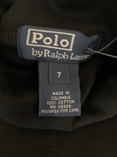 Polo Ralph Lauren Boy & Girl Black Turtleneck Pullover Sweater - Picture 3 of 8