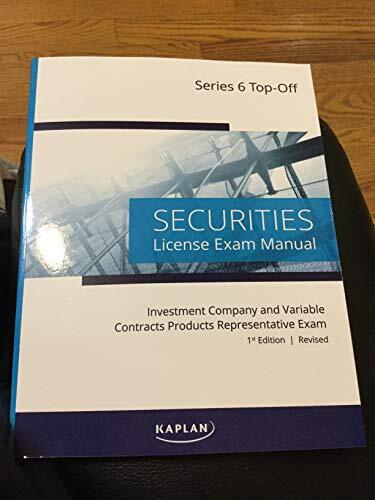 Kaplan Series 6 License Exam Manual, 1st Edition (Revised, Paper - Picture 1 of 1