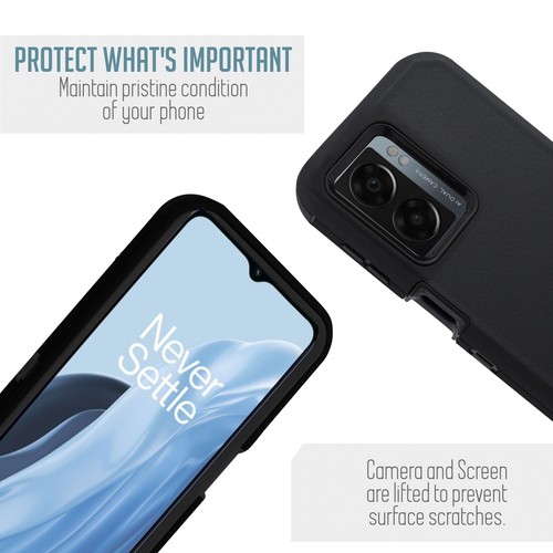 Per OnePlus Nord N30 custodia 5G integrata fondina schermo clip da cintura si adatta a Otterbox - Foto 8 di 60