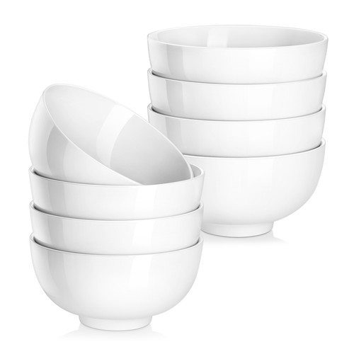 MALACASA Regular 4.5"/5"/7" Porcelana Juego de Tazones Arroz Ensalada Fruta Cereal Cuencos - Imagen 15 de 41
