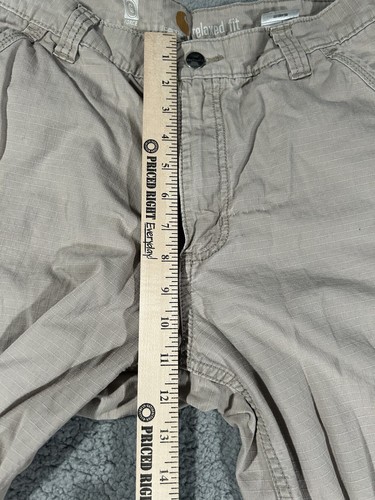 Carhartt Hose Herren 36x31 Khaki Force Relaxed Fit Arbeit Cargo Beschreibung lesen - Bild 4 von 21