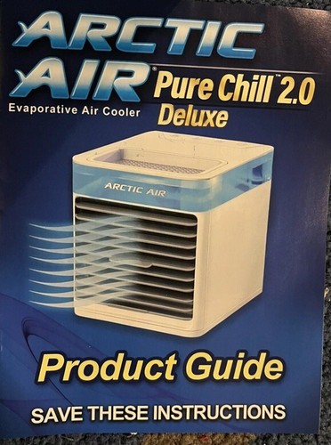 Arctic Air Pure Chill Deluxe Cooling Evaporative Cooler Camper 4 Speed Sealed!