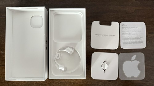 iPhone 13 Pink BOX ONLY w/ SIM Tool, Apple Sticker - Photo 3 sur 4