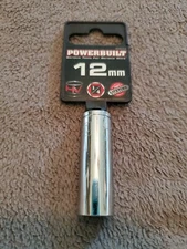 Powerbuilt 1/4 in. Drive x 12mm 6 Point Deep Socket - 648304