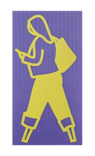 Juego de 8 postales de arte en movimiento lenticular 3D Julian Opie 'Crossing' 2020 **NUEVO** - Imagen 4 de 24