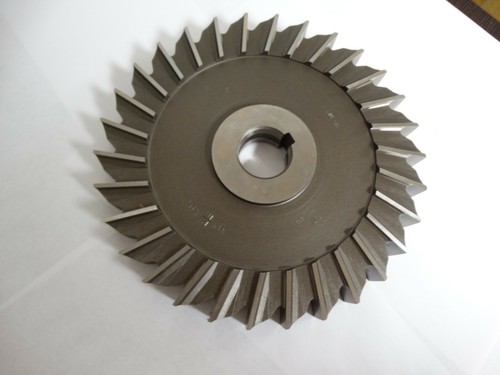 F&D Straight Tooth Side Mill Cutter - HSS - 8" Dia x 15/16" Wide x 1-1/4" Hole - Picture 3 of 3