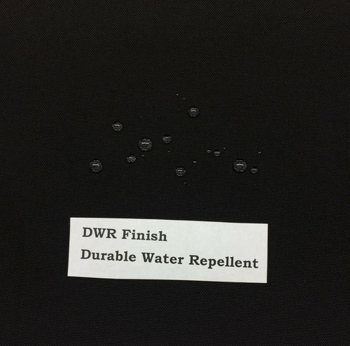Cordura ® Fabric Black Nylon 1000D WATERPROOF DWR Outdoor 1/2(0.5) YARD 60"W - Picture 2 of 5