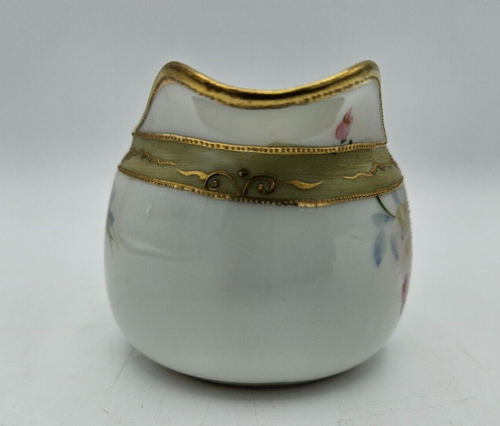 Antique Nippon Hand-Painted Porcelain Creamer Japan Early 1900s - Picture 4 of 5
