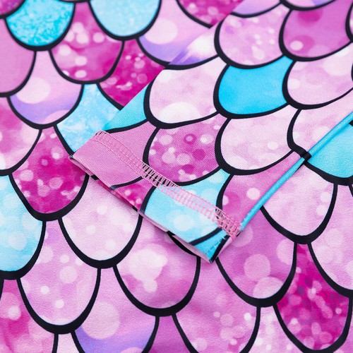 Baby Girls Swimwear Rompers Fish Scale Hawaii One-piece Beach Swimsuit Cute - Picture 62 of 80