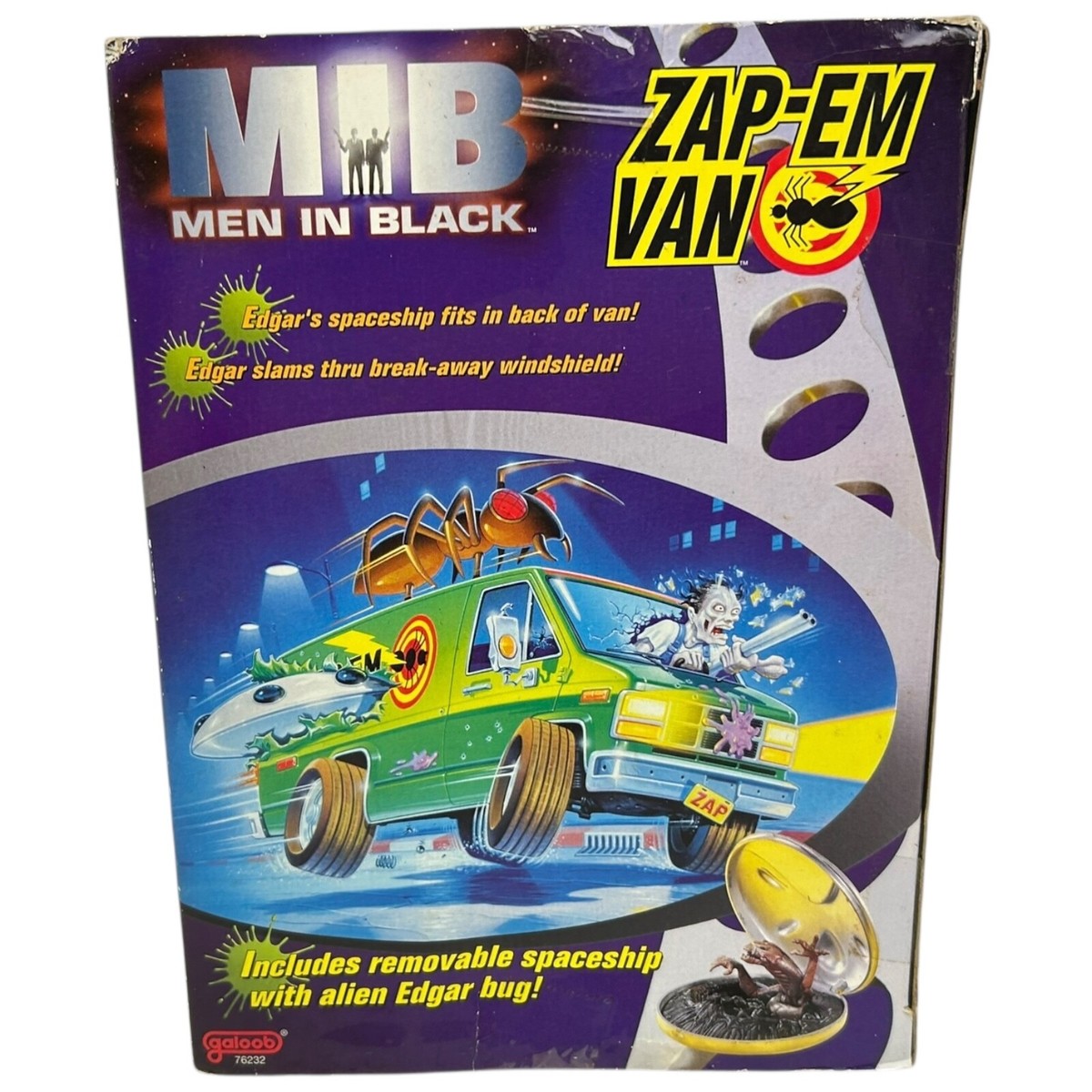 Men in Black Zap-Em Van Edgar's Alien Spaceship Vehicle 1997