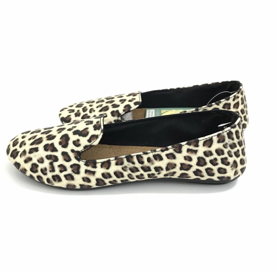 DAWGS Kaymann леопард курить тапочки мокасины плоскостях поскользнуться на животных искусственного меха новый с Ярлыками - Изображение 3 из 4