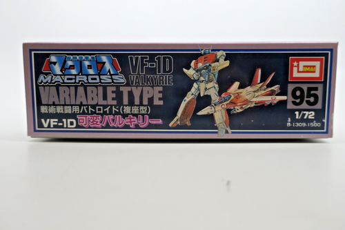 Vintage Imai Macross 1/72 VF-1D Valkyrie Variable Type Model Kit #95 - Picture 2 of 6