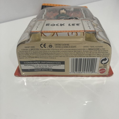 Naruto 2006 Mattel Rock Lee Snap On Gear Figure New Old Stock SEE DESCRIPTION - Picture 3 of 5